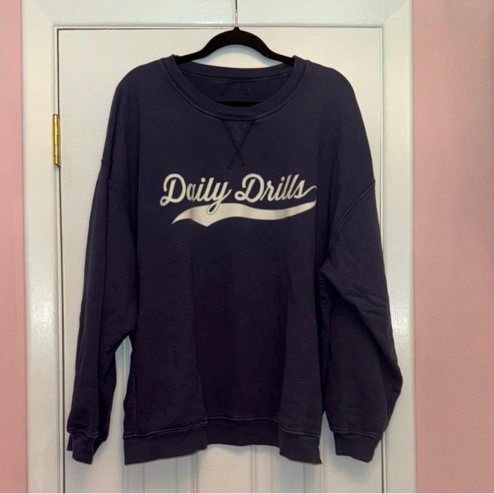 Daily Drills Navy Sweatshirt